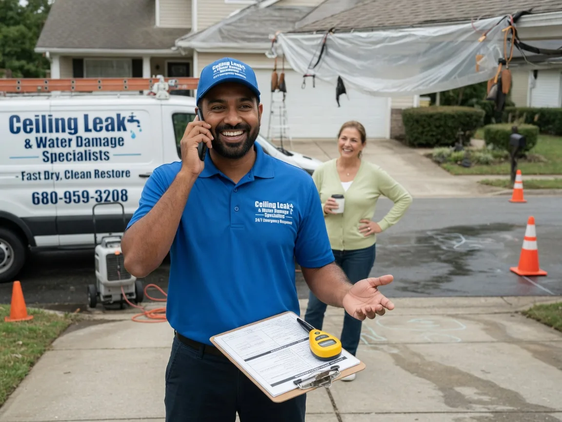 Ceiling Leak Cleanup Woodstock, NH FAQs
